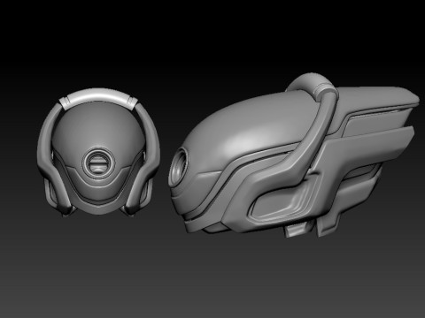MAVER RIVAL - The Maker head for COSPLAY 3D 프린트 모델