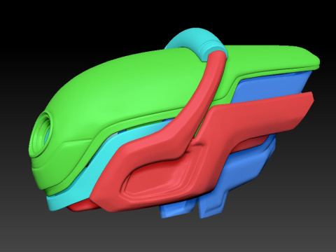 MAVER RIVAL - The Maker head for COSPLAY 3D 프린트 모델