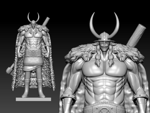 LOKI prince - Elbaf - one piece - 3d print 3Dプリントモデル