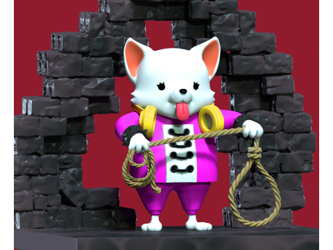 Minochihuahua - Impel Down - ONE PIECE - 3D PRINT 3D 프린트 모델