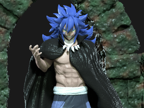 Acnologia fanart - The Dragon King - fairy tail - 3d print 3D Принт Модель