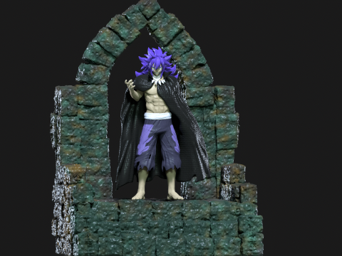 Acnologia fanart - The Dragon King - fairy tail - 3d print 3Dプリントモデル