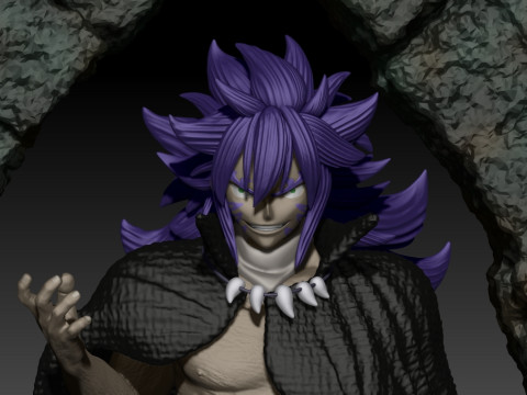 Acnologia fanart - The Dragon King - fairy tail - 3d print 3Dプリントモデル