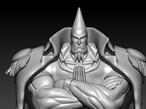 KONG - Commander in Chief of the World Government - ONE PIECE Model do druku 3D
