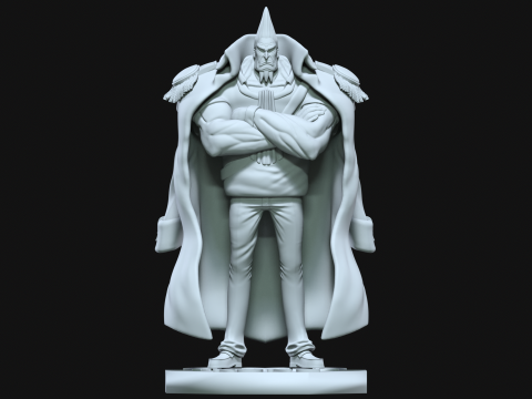 KONG - Commander in Chief of the World Government - ONE PIECE Model do druku 3D