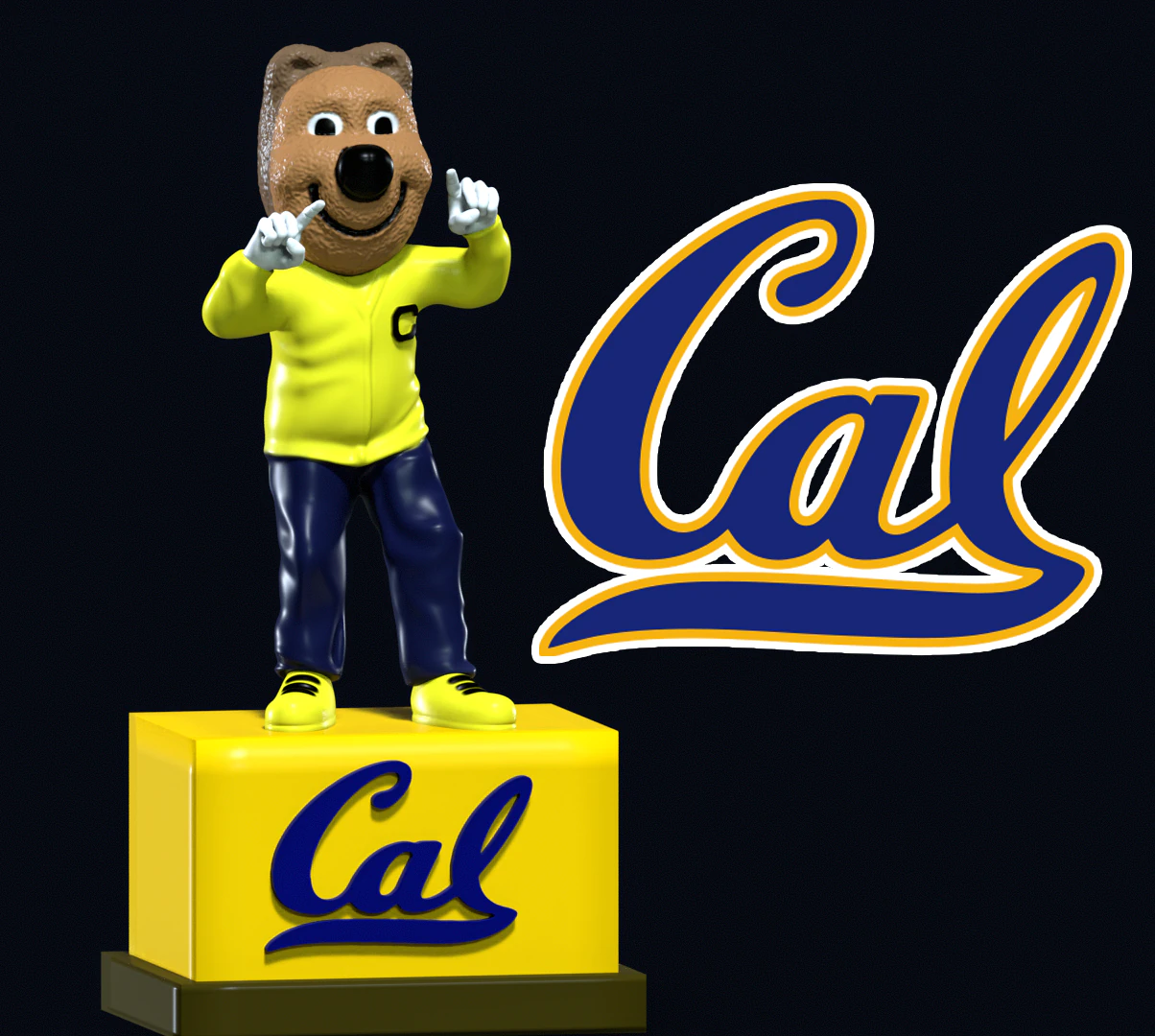 NCAA - Oski - University of California - Berkeley - 3d Print 3D Print Model .c4d .max .obj .3ds .fbx .stl .blend 