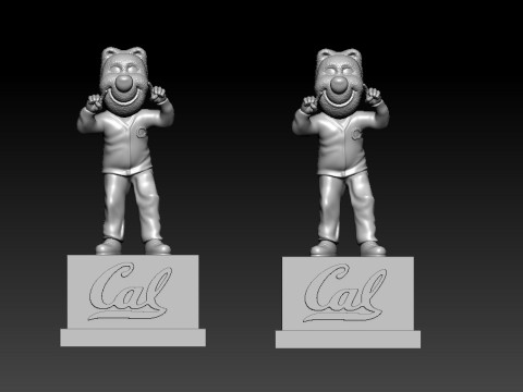 NCAA - Oski - University of California - Berkeley - 3d Print 3D 打印模型