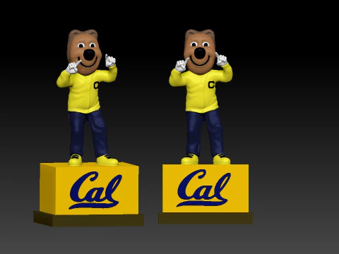 NCAA - Oski - University of California - Berkeley - 3d Print 3D Print Model