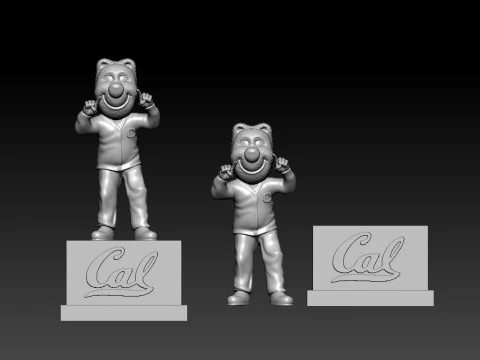 NCAA - Oski - University of California - Berkeley - 3d Print 3D Print Model