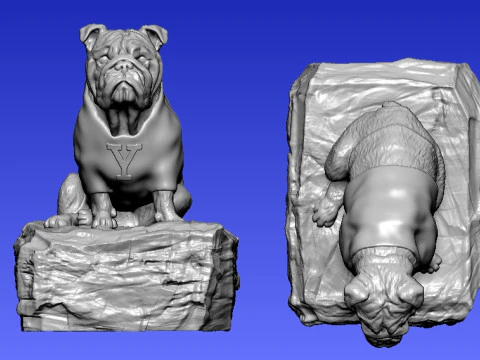 NCAA - Handsome Dan statue - Yale University - 3D PRINT 3D Print Model