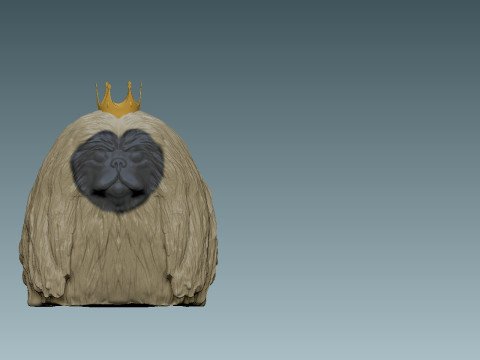 Summit Pekingese Dog- Figure Sculpture Puppy - 3D print 3D 模型