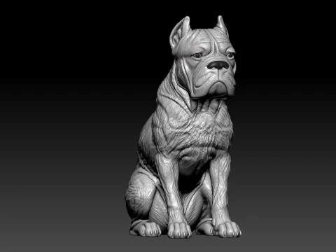 Cane Corso - English Mastiff model - 3D print 3D Print Model