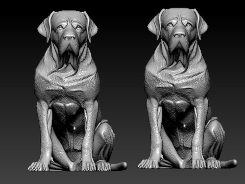 Tosa Inu - Japanese Mastiff model - 3D print Model Cetak 3D