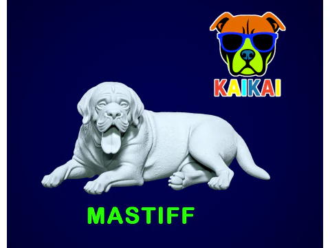 Mastiff - English Mastiff model - 3D print 3D Print Model