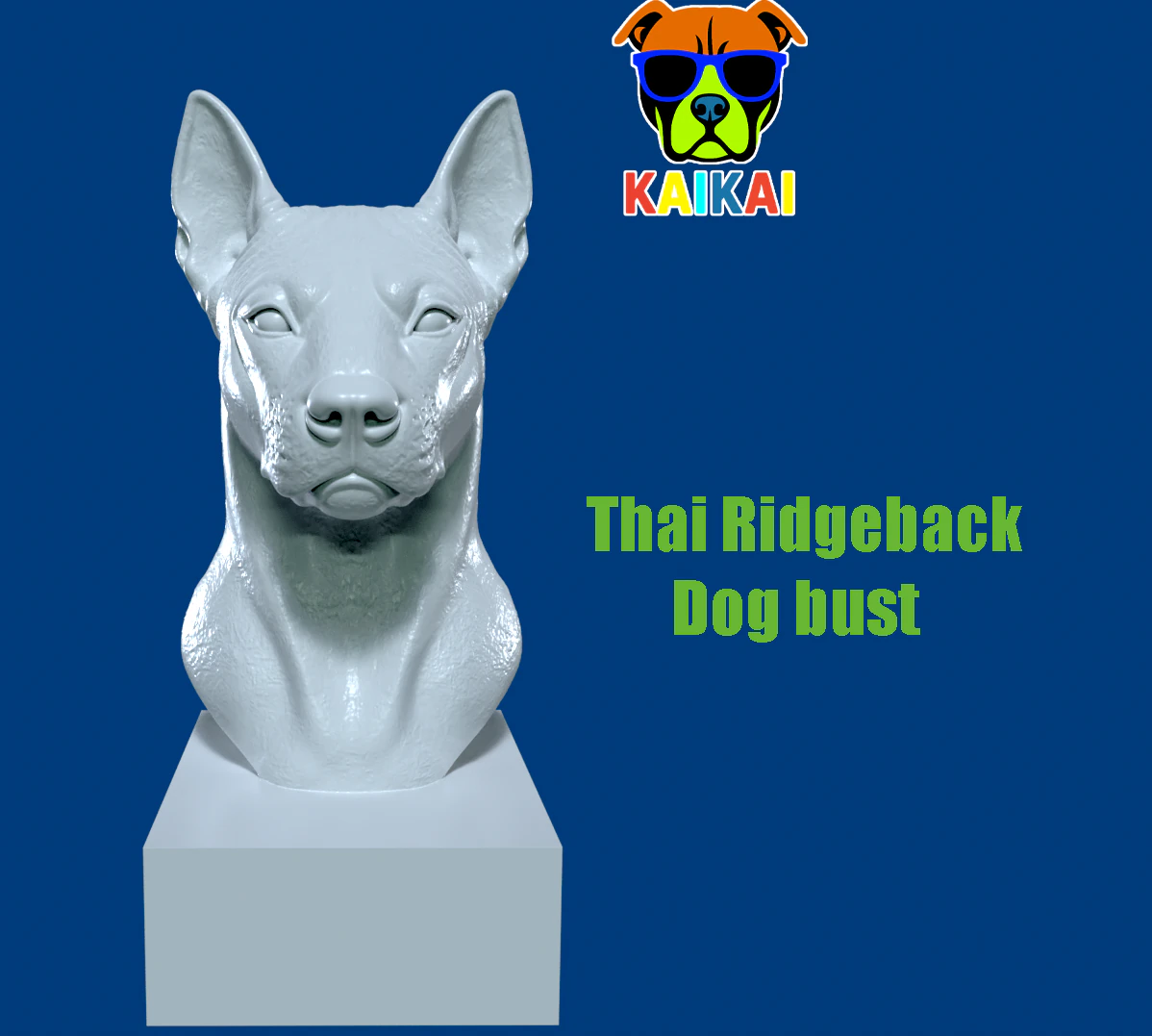 Red Thai Ridgeback Dog model - 3D print 3D Print Model .c4d .max .obj .3ds .fbx .stl .blend 