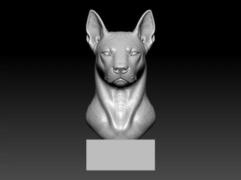Red Thai Ridgeback Dog model - 3D print 3D Print Model