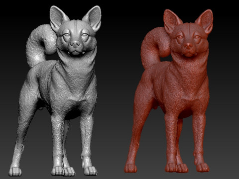 Norwegian Lundehund Dog - Norwegian Puffin Dog - 3D print 3D Print Model
