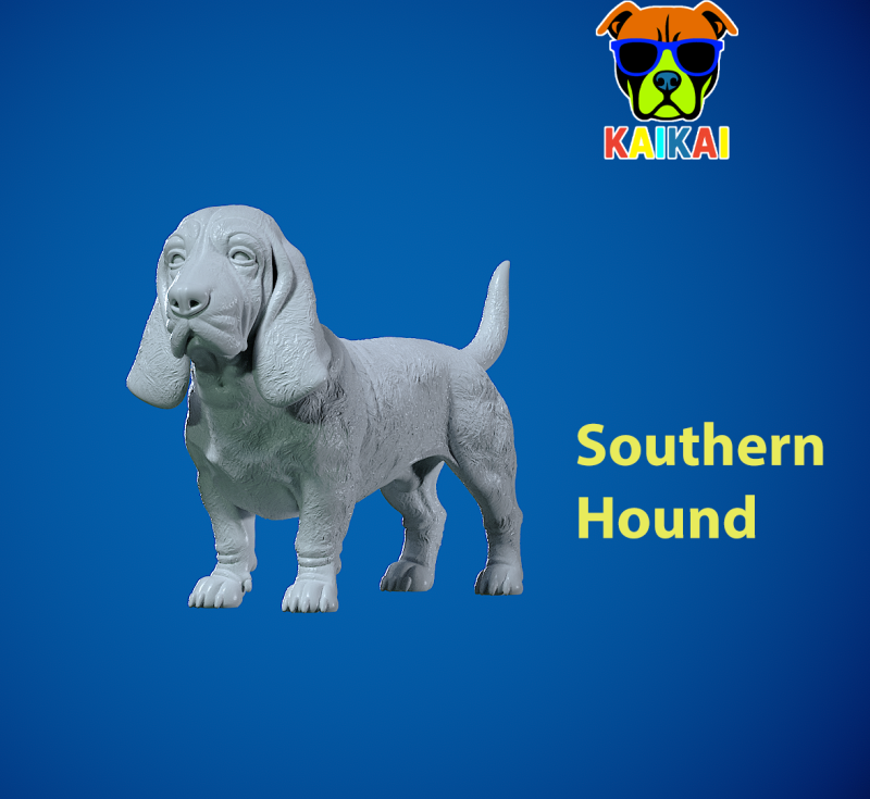Southern Hound DOG model - decor - 3D print Model Cetak 3D .c4d .max .obj .3ds .fbx .stl .blend
