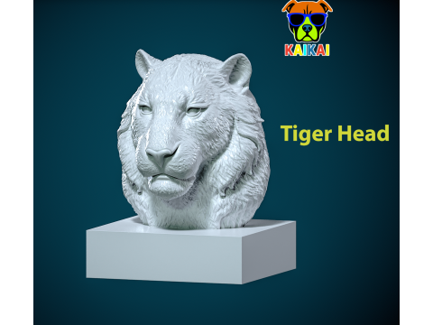 Tiger- Panthera tigris model - statue - 3D print 3D Принт Модель
