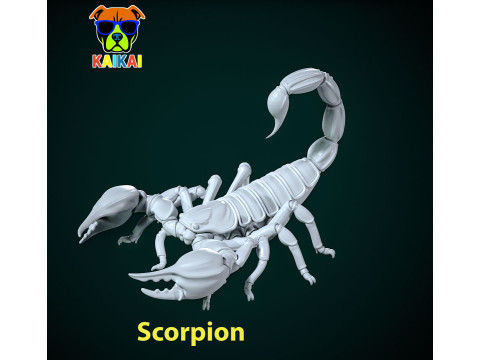 Desert scorpion model - 3D print 3D 打印模型