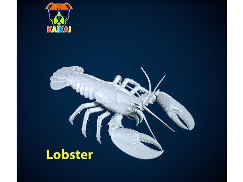 Lobster - SEA LIFE MODEL - 3D print Modèles 3D en vedette