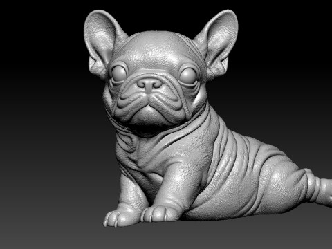 Bulldog model - america bully dog - 3D print 3D Print Model