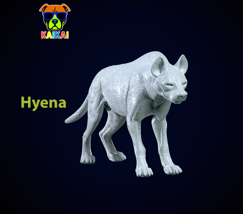 Hyena model - hyena statue Urban vibes 3D 프린트 모델 .c4d .max .obj .3ds .fbx .stl .blend