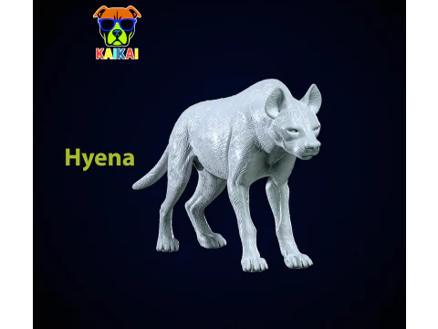 Модель гієни - статуя гієни Міська атмосфера 3D Принт Модель