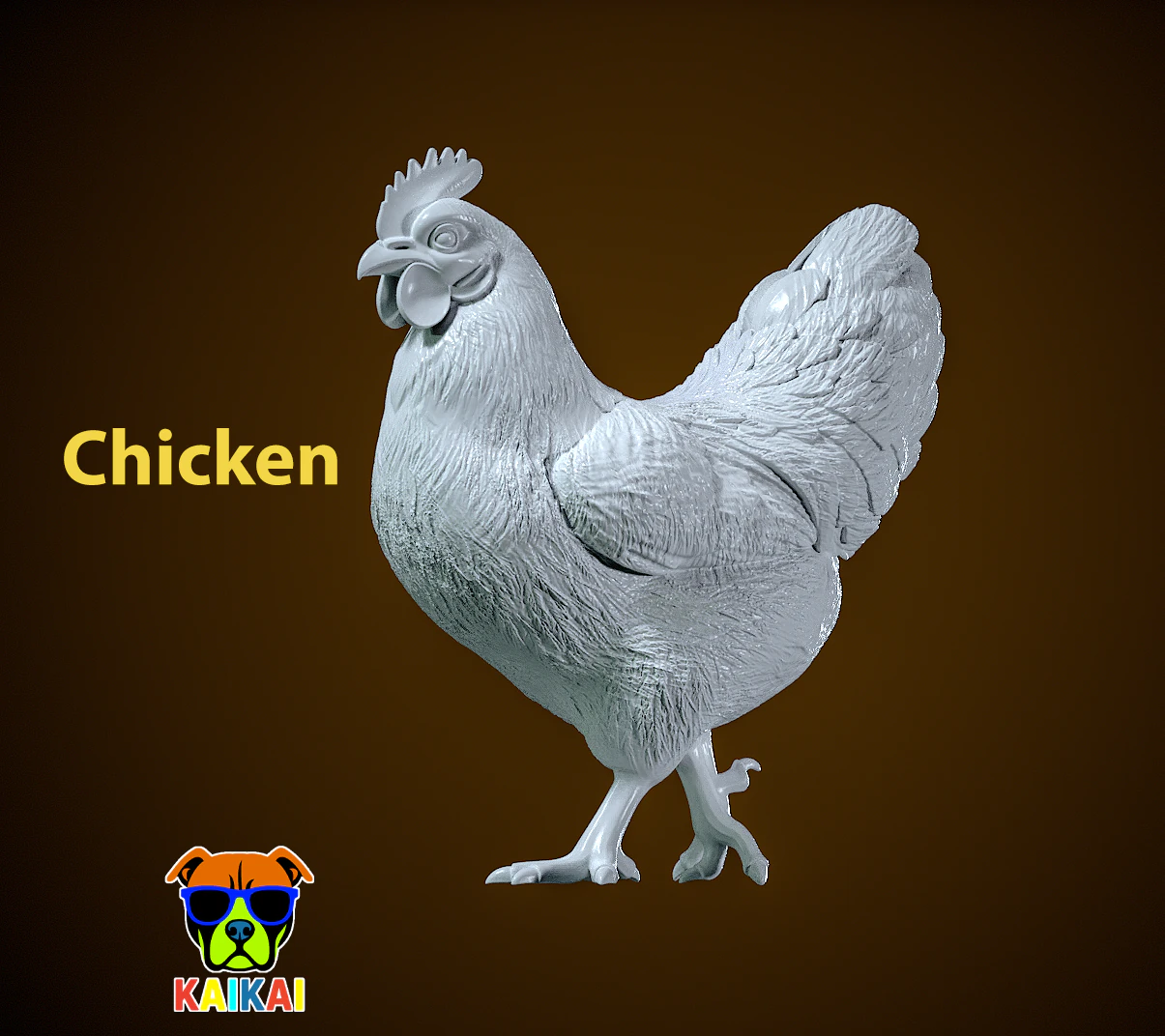 Chicken steps decor urban vibes 3D Print Model .c4d .max .obj .3ds .fbx .stl .blend 