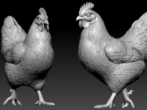 Chicken steps decor urban vibes 3D Принт Модель