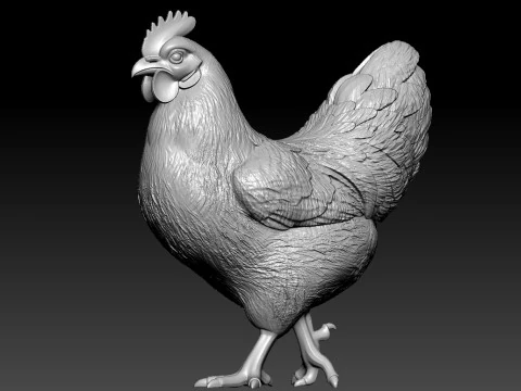 Chicken steps decor urban vibes 3D Print Model