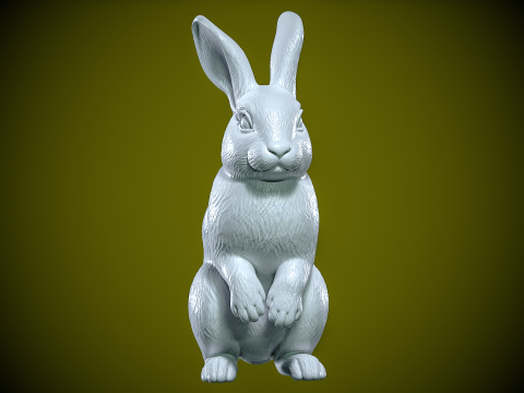 Rabbit rex model urban vibes Model Cetak 3D