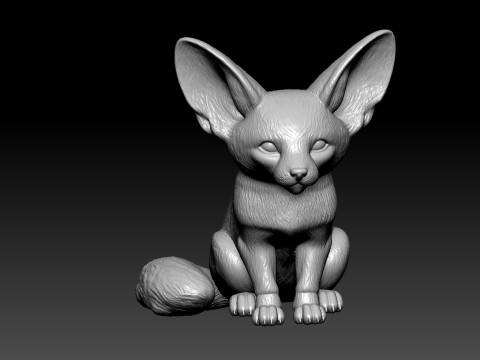 Fox Poses - Red fox statue - decor - 3D print 3D Принт Модель