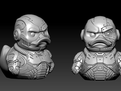 Cyborg Duck Urban vibes 3D Принт Модель