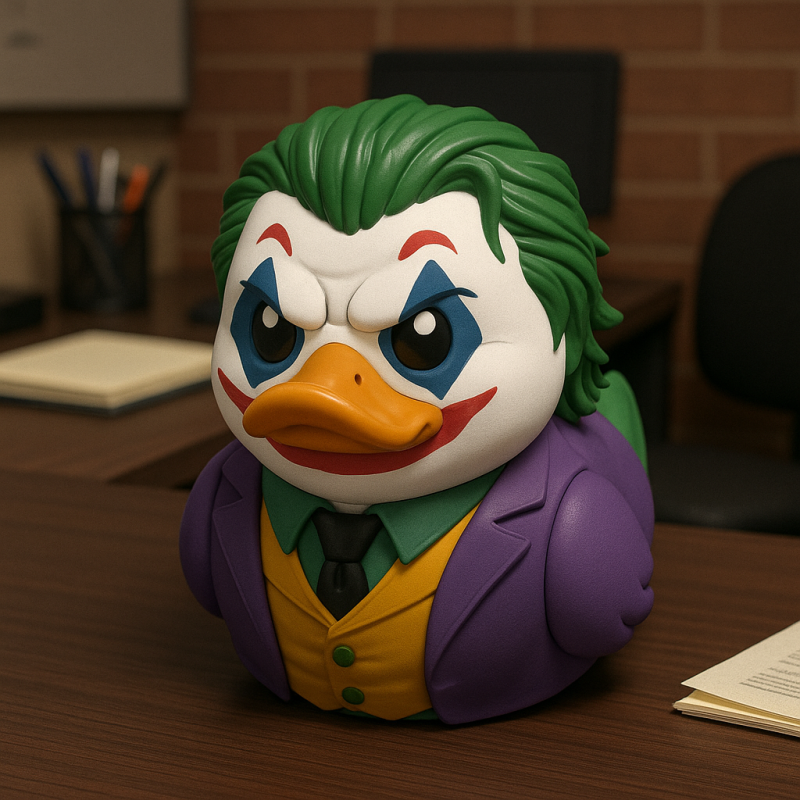 Joker duck Urban vibes 3D 프린트 모델 .c4d .max .obj .3ds .fbx .stl .blend