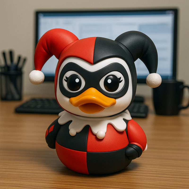 Harley Quinn Duck urban vibes 3D Print Model .c4d .max .obj .3ds .fbx .stl .blend