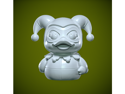 Harley Quinn Duck urban vibes 3D Print Model