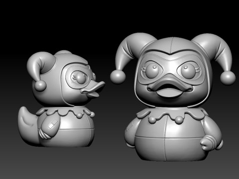 Harley Quinn Duck urban vibes 3D Print Model