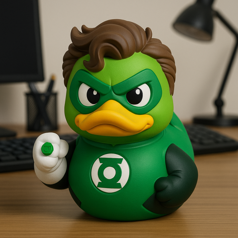 Green Lantern DC urban vibes 3D Print Model .c4d .max .obj .3ds .fbx .stl .blend