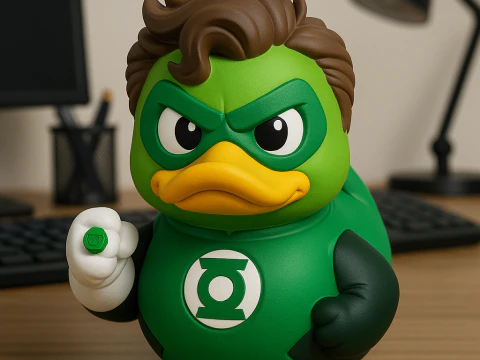 Vibrazioni urbane DC di Lanterna Verde Modello di stampa 3D