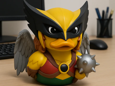 DC HAWKGIRL Arredamento dall'atmosfera urbana Modello di stampa 3D