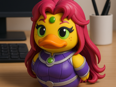 Starfire character urban vibes 3D Print Model