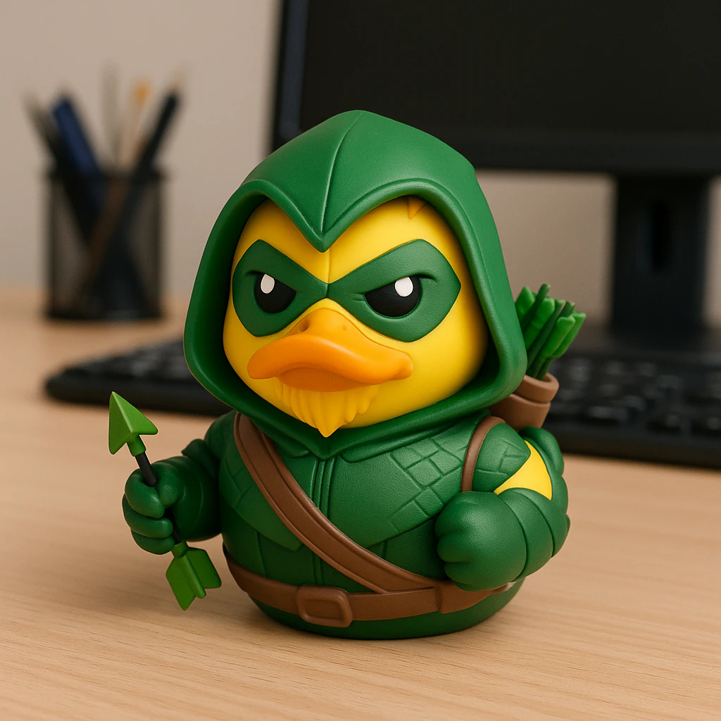 Green Arrow DC Urban vibes 3D Print Model .c4d .max .obj .3ds .fbx .stl .blend 