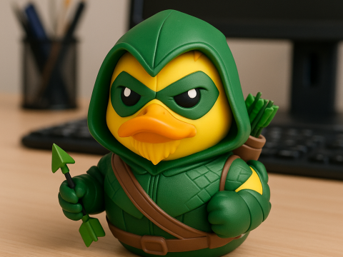 Green Arrow DC Urban vibes 3D Print Model
