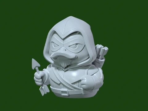 Green Arrow DC Urban vibes 3D Print Model