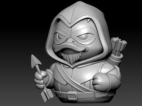 Green Arrow DC Urban vibes 3D Print Model