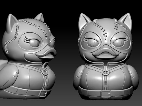 Catwoman DC urban vibes 3D-Druckmodell