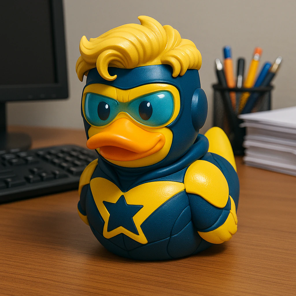 Booster Gold DC model urban vibes 3D Print Model .c4d .max .obj .3ds .fbx .stl .blend 