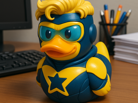 Booster Gold DC model urban vibes 3D Print Model
