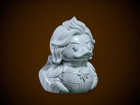 Captain Marvel model Urban vibes 3D Print Model